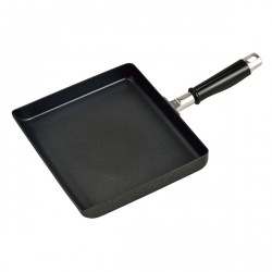 玉子焼き フライパン  特大 21×23cm 卵焼き器 ダイヤモンドコート ガス火対応 くっつかない ブラックストーン 写真1