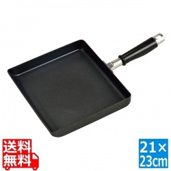 玉子焼き フライパン  特大 21×23cm 卵焼き器 ダイヤモンドコート ガス火対応 くっつかない ブラックストーン 写真1