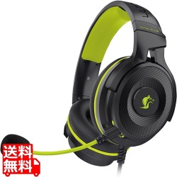 プリンストン ULTRA PLUSゲーミングヘッドセット (3.5mm 4極ミニプラグ )両耳オーバーヘッドタイプ UP-HSABK 写真1