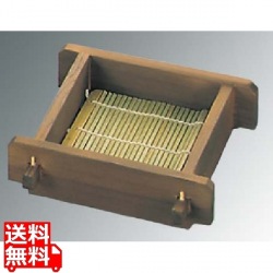 ネズコ ミニ角セイロ(すだれ付)身 写真1