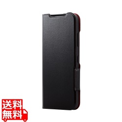 かんたんスマホ3 ソフトレザーケース 薄型 磁石付 写真1