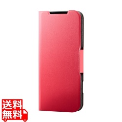 らくらくスマートフォン ソフトレザーケース 薄型 磁石付 写真1