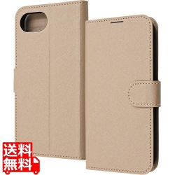 iPhone 16e LS 耐衝マグベルト シンプル手帳型レザーケース/SBE 写真1