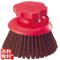 HPM ハンド磁性ブラシ 丸型 レッド 57072 写真1