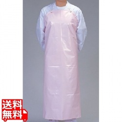 デリカウレタン胸付前掛ピンク L 写真1