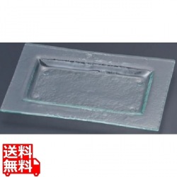 タイガーグラス レクタンギュラートレー061-192-13 クリア 写真1