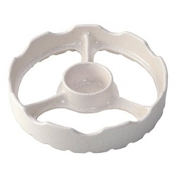 温度センサー付き ガスコンロ用 焼き台 TSG-001a 19cm ホワイト 写真1