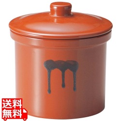 蓋付切立瓶 2号 3.6L 紅星窯 写真1