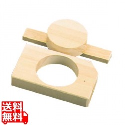 EBM ひのき 押し型(ライス型)満月 写真1