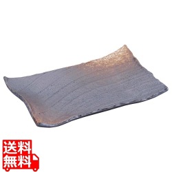 和食器コレクション 古備前 長角皿 26cm 写真1