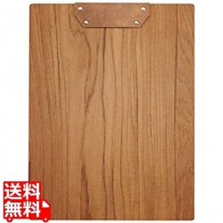 EBM 木製 バインダー L 235×320 チーク板目 写真1