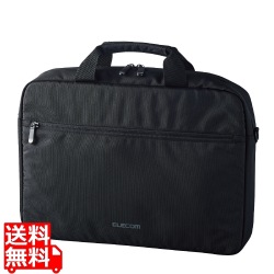 ビジネスバッグ ブリーフケース ブラック 軽量 小物入れ 撥水加工 ショルダータイプ 手提げ 15.6インチ ノートパソコン ビジネス 写真1