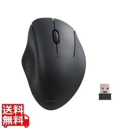 マウス/SHELLPHA/無線マルチ/3ボタン/Mサイズ/抗菌仕様/静音設計/ブラック 写真1