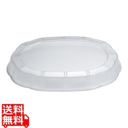 プラ容器 シルキー用蓋 透明 中用(10枚入) 写真1