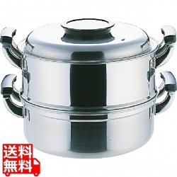 PE18-0丸型蒸器 2段27cm 写真1