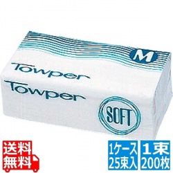 トウカイ ペーパータオル タウパーソフトM(200枚×25束) 写真1