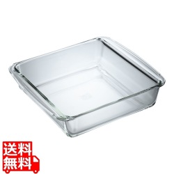 iwaki ベーシックケーキ焼皿(角型) BC222 写真1