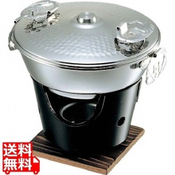 18-8 ミニ しゃぶしゃぶ鍋セット用 鍋丈(蓋付) 写真1