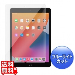 第8/7世代iPad10.2インチ用ブルーライトカット強化ガラスフィルム 写真1