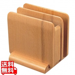 木製 ナフキン&メニュースタンド ナチュラル(15222) 写真1