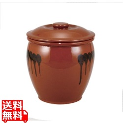 蓋付 半胴瓶 2号 3.6L 紅星窯 写真1