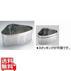 18-8 パンチング三角コーナー 業務用 写真1