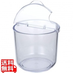 UK 丸キッチンポット割蓋付 14cm 写真1