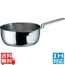 SA18-10共柄三層鋼雪平鍋(目盛付) 18cm ※ IH対応 IH (100V/200V)とガス火対応 写真1