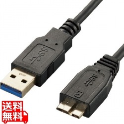極細USB3.0ケーブル(A-microB) 写真1