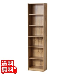 らくらく組立 文庫本棚W450(ナチュラル) 写真1