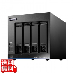 10GbE&マルチギガビット Linux 法人向け 4ドライブNAS 4TB (5年保証・データ復旧) 写真1