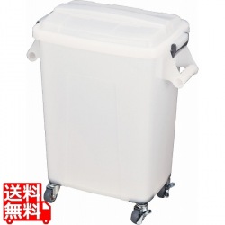 トンボ 厨房ペール(キャスター付) 45型 ナチュラル 写真1