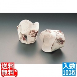 チューリップカップ白M-304(100枚入) 写真1