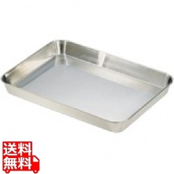 18-8浅型角バット 2枚取 写真1