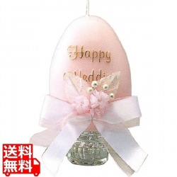 メモリアルキャンドル オーバル (P)ピンク 写真1