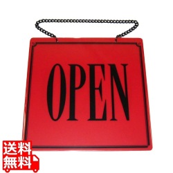 オープン・クローズプレート OC-14 レッド 写真1