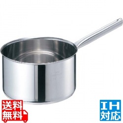 EBM モリブデンジ II 深型片手鍋 30cm 蓋無 ※IH対応(100V/200V) 写真1