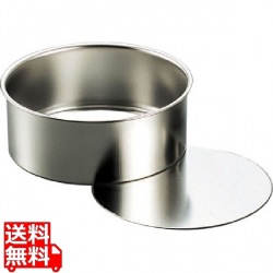 AG18-8総絞りレアケーキ型(底取)18cm 写真1