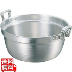 アルミ キング 打出 料理鍋(目盛付) 24cm 業務用 写真1