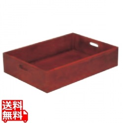 ケヤキ色 料理運び盆 写真1