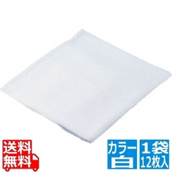 日東紡フキン(1袋・12枚入) 白 写真1