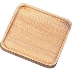 カスタートレー(ケヤキ材) NTC-15白木 W 写真1