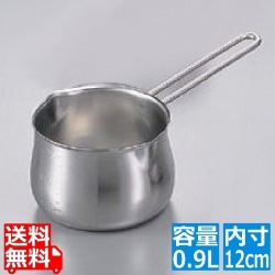 18-8目盛付ミルクパン 900cc 目盛付(目盛は800cc迄) ※ ガス火専用 写真1