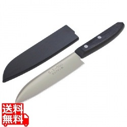 木サヤ付 フルーツナイフ 三徳型 ST-700 11cm 写真1