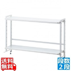 クランプ式机上ラック2段タイプ 写真1