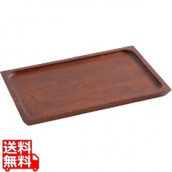 木製カフェトレイ ノーマルブラウン 写真1