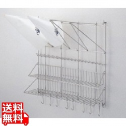 ThreeSnow SA18-8バックドライヤー | キッチン用品 調理器具 製菓道具 調理道具 器具 製パン 製菓 絞り袋 キッチン収納 収納棚 壁掛け 業務用 写真1