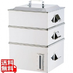 SA電磁専用業務用角蒸器 2段 36cm 写真1