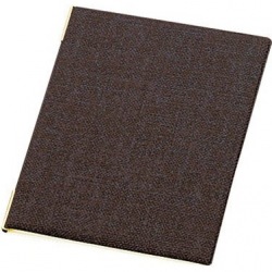 フラックスメニューブックFB-102(中)ブラック 写真1