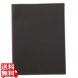 ピン付革メニューブック LB-661 大 ブラウン 写真1